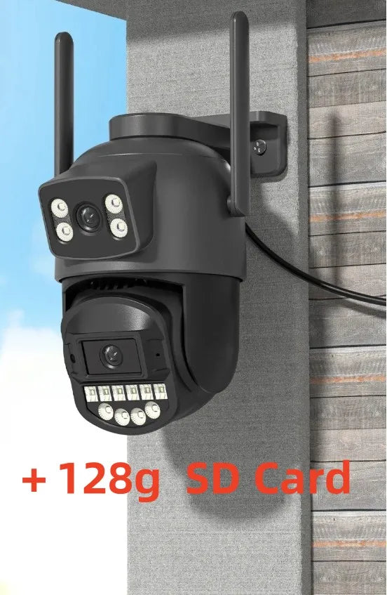 Xiaomi 10MP PTZ IP Camera 8MP 5K Outdoor Dual Lens Dual Screen 5G WIFI Cam. Clear View Surveillance