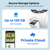 4K 8MP HD Wifi PTZ Camera Outdoor 4MP Dual Lens Dual Screen AI Auto Tracking Clear View Surveillance
