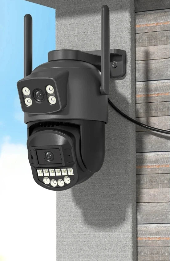 Xiaomi 10MP PTZ IP Camera 8MP 5K Outdoor Dual Lens Dual Screen 5G WIFI Cam. Clear View Surveillance