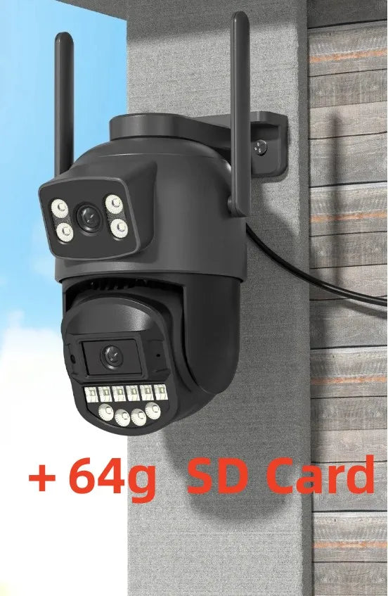 Xiaomi 10MP PTZ IP Camera 8MP 5K Outdoor Dual Lens Dual Screen 5G WIFI Cam. Clear View Surveillance