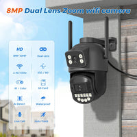 Xiaomi 10MP PTZ IP Camera 8MP 5K Outdoor Dual Lens Dual Screen 5G WIFI Cam. Clear View Surveillance