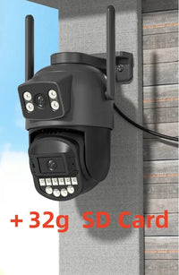 Xiaomi 10MP PTZ IP Camera 8MP 5K Outdoor Dual Lens Dual Screen 5G WIFI Cam. Clear View Surveillance